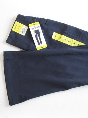 Jockey Women's Studio Flare Yoga Pant- Side Pockets - Neo Navy - S-(1639)